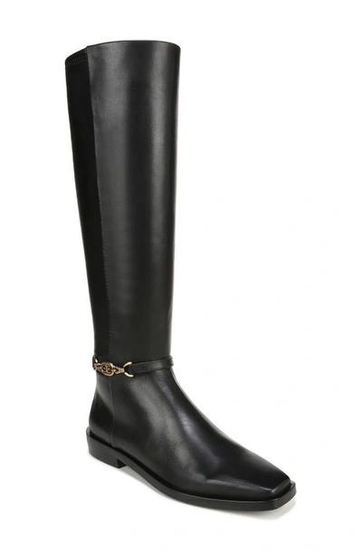 Sam Edelman Clive Knee High Boot In Black Leather