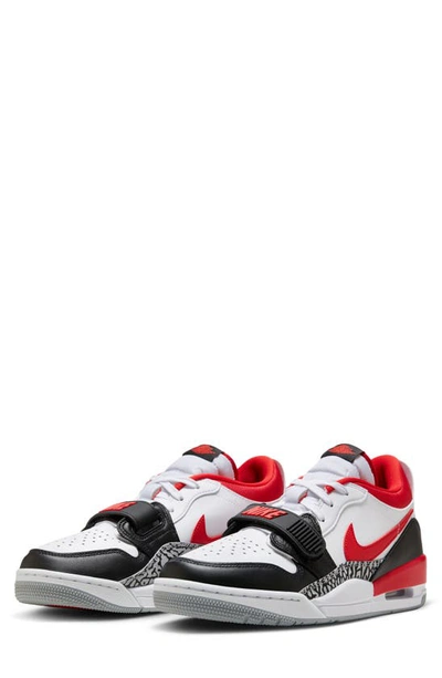 Nike Air Jordan Legacy 312 Low Sneaker In White/ Fire Red/ Black/ Grey