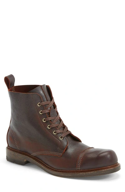 Allen Edmonds Normandy Cap Toe Boot In Brown