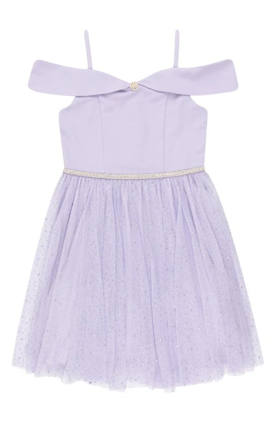 Speechless Kids' Cold Shoulder Party Dress In Lilac