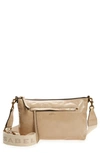 Isabel Marant Nessah Wardy Leather Crossbody Bag In Sand