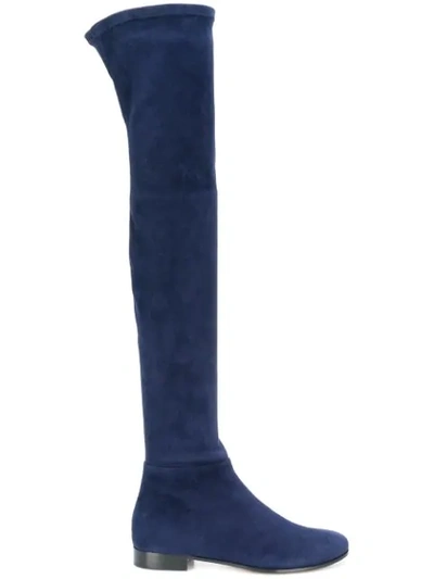 Jimmy Choo Myren Flat Boots - Blue