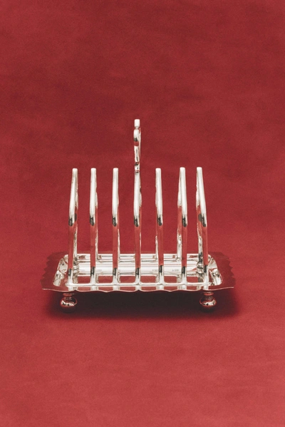 Simkhai Vintage Toast Holder In Silver