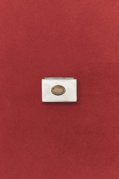 Simkhai Vintage Pill Box In Silver