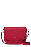 Kate Spade Blake Leather Saddle Bag In Cranberry Cocktail
