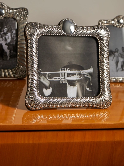 Antique And Vintage 1900s Silver Photo Frame In Metallic