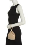 Jessica Mcclintock Staci Beaded Mesh Wristlet In 24-gold