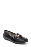 Cliffs By White Mountain Glowing Bit Loafer In Black/ Croco/ Print