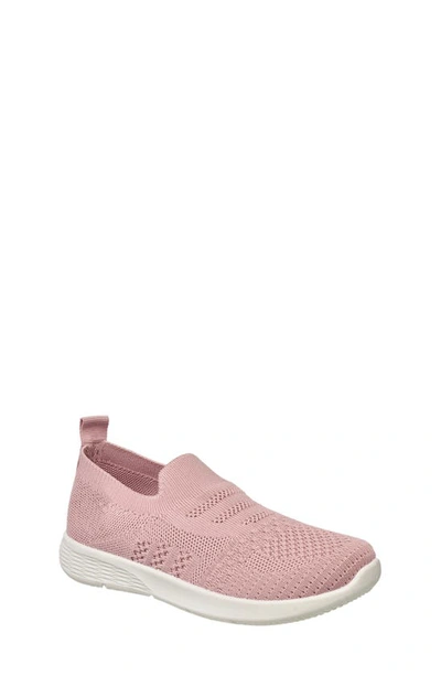Lucky Brand Kids' Kate Knit Sneaker In Silver Pink