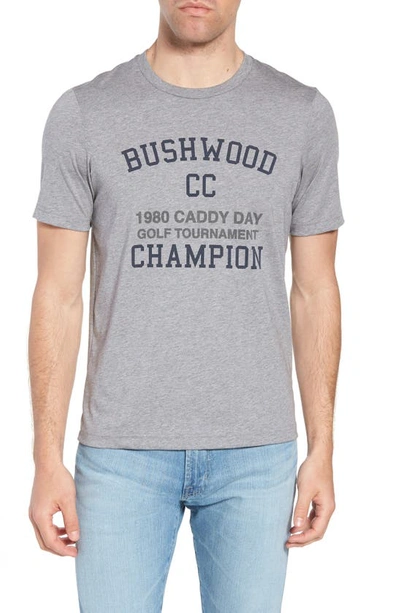 Travis Mathew Caddy Day Graphic T-shirt In Heather Grey