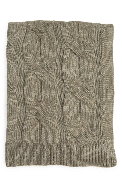 Northpoint Luxury Sweater Knit Throw In Heather