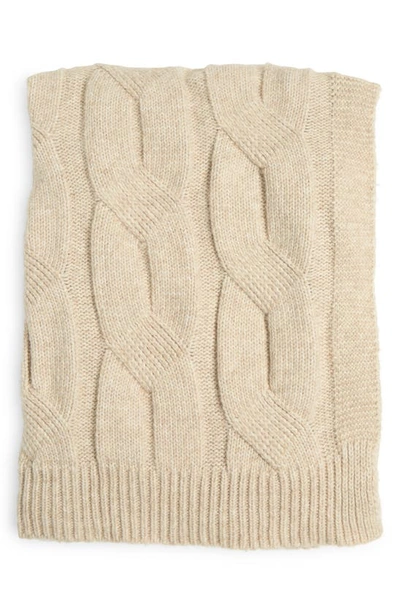 Northpoint Luxury Sweater Knit Throw In Bronze