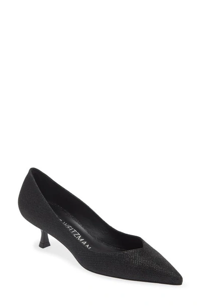 Stuart Weitzman Eva 50 Pump In Black New Noir Ph