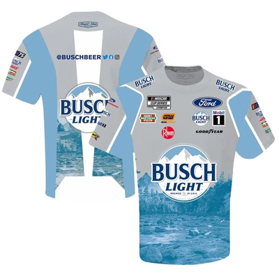 Stewart-haas Racing Team Collection Gray Kevin Harvick Busch Light Sublimated Uniform T-shirt