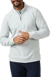 7 Diamonds Generation Quarter Zip Top In Ecru