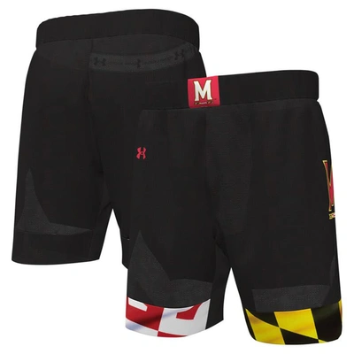 Under Armour Black Maryland Terrapins Replica Basketball Shorts