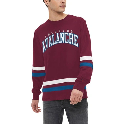 Tommy Hilfiger Burgundy Colorado Avalanche Nolan Long Sleeve T-shirt
