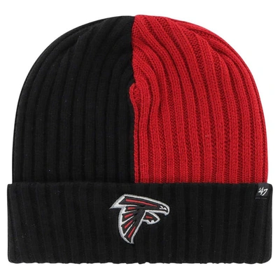 47 ' Black Atlanta Falcons Fracture Cuffed Knit Hat