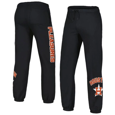 Pleasures Black Houston Astros Opening Day Sweatpants