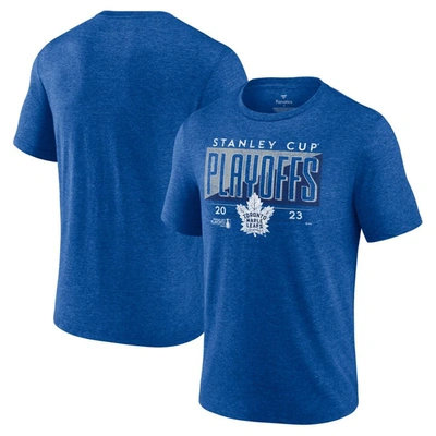 Fanatics Branded  Heather Royal Toronto Maple Leafs 2023 Stanley Cup Playoffs Tri-blend T-shirt