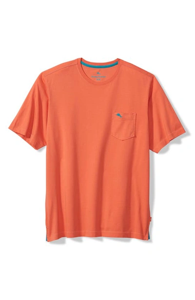 Tommy Bahama 'new Bali Sky' Original Fit Crewneck Pocket T-shirt In Fresh Start Orange