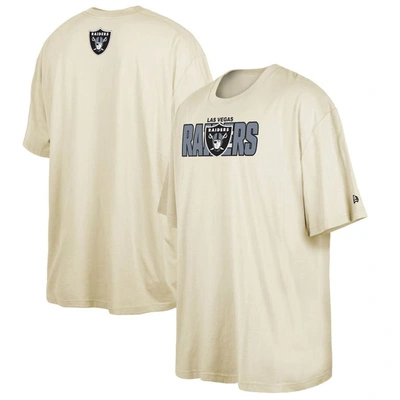 New Era Cream Las Vegas Raiders 2023 Nfl Draft Big & Tall T-shirt
