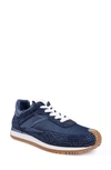 Zigi Freya Rhinestone Sneaker In Navy Suede