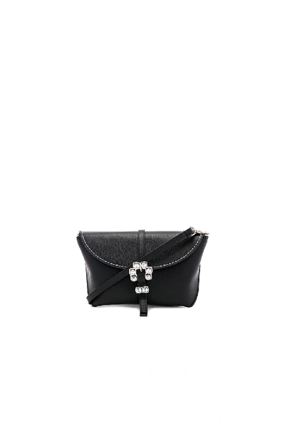 3.1 Phillip Lim / フィリップ リム Hudson Crystal-embellished Leather Cross-body Bag In Black