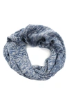 Portolano Tweed Infinity Neckwarmer In Allure/ Latte