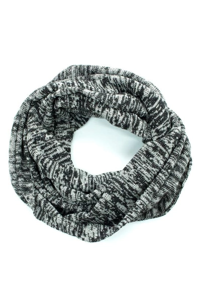 Portolano Tweed Infinity Neckwarmer In Gray