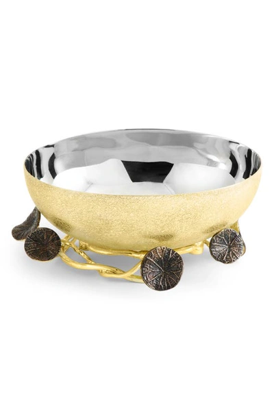 Michael Aram Monet's Garden Golden Sunset Small Bowl In Silver