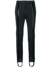 Fendi Stirrup Slim-fit Trousers In Black