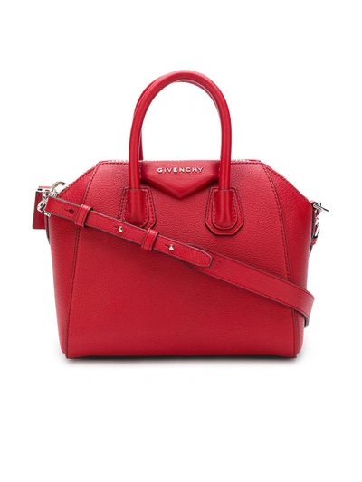 Givenchy Antigona Handbag In Bright Red