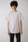 Acne Studios Garment Dyed T-shirt Light Purple