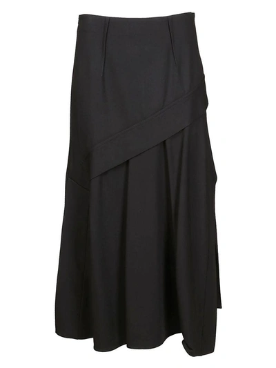 Sportmax Pleated Skirt In Black
