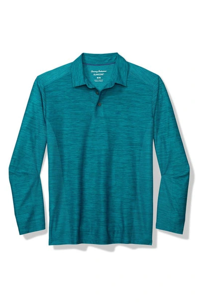 Tommy Bahama Palm Coast Islandzone® Long Sleeve Polo In Summer Night