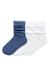 Hue 3-pack Slouch Socks In Denim Pack