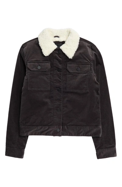 Joe's Kids' The Astro Corduroy Trucker Jacket In Hawks Grey