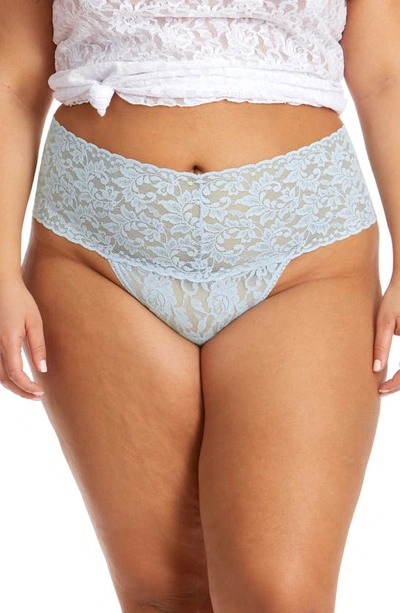Hanky Panky Retro Thong In Partly Cloudy