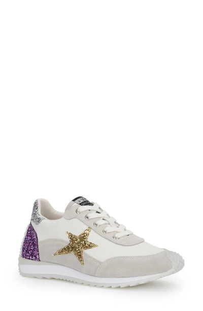 Vintage Havana Shooter Glitter Sneaker In Multi Glitter Pop