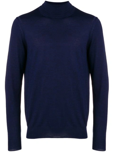 Paolo Pecora Turtleneck Sweater - Blue In Blue