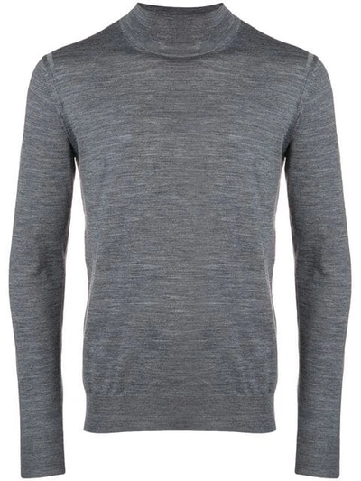 Paolo Pecora Turtleneck Sweater - Grey In Grey