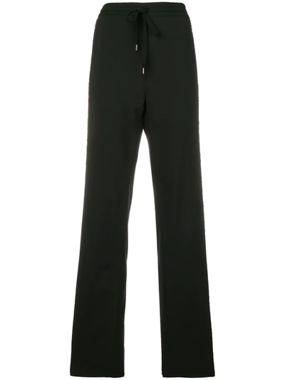 N°21 Side Stripe Drawstring Trousers In Black