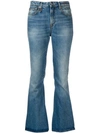 R13 Jasper Flared Jeans In Blue