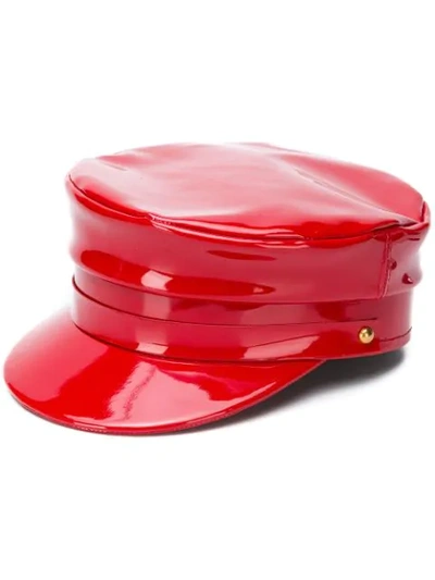 Manokhi Biker Hat - Red