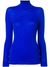 Versace Turtle Neck Sweater - Blue