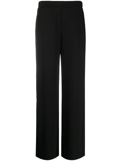 P.a.r.o.s.h Parosh Flared Tailored Trousers In Black