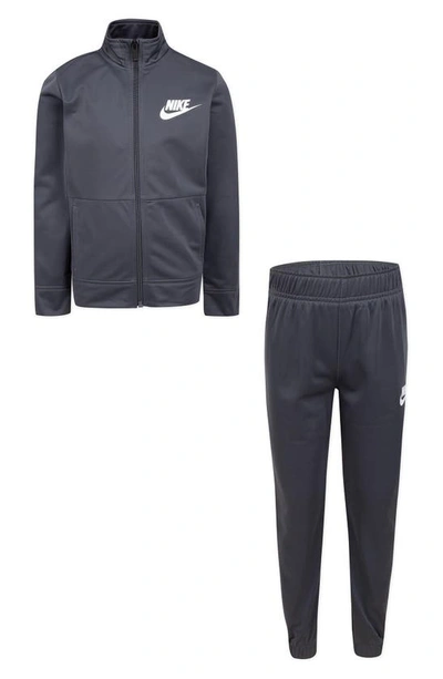 Nike Kids' Tricot Track Jacket & Joggers Set In Dark Grey