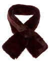 La Fiorentina Pull-through Scarf In Red