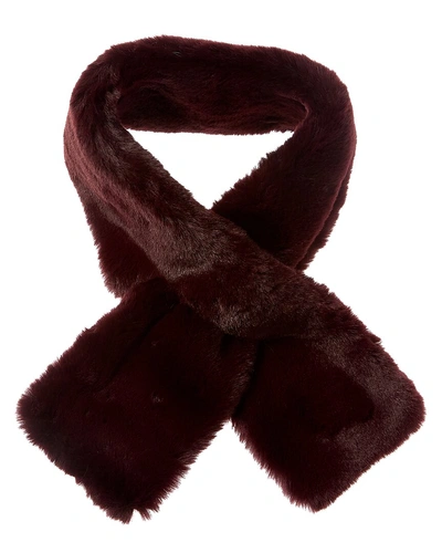 La Fiorentina Pull-through Scarf In Red